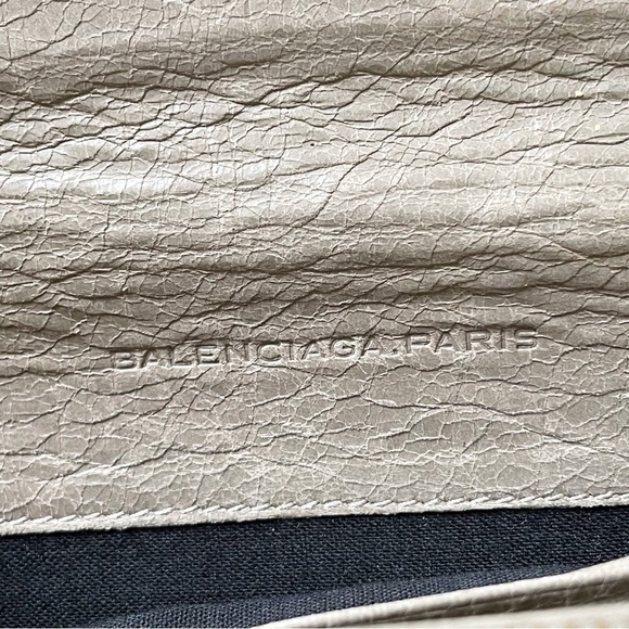 Balenciaga gray leather classic city long wallet - Picture 8 of 11